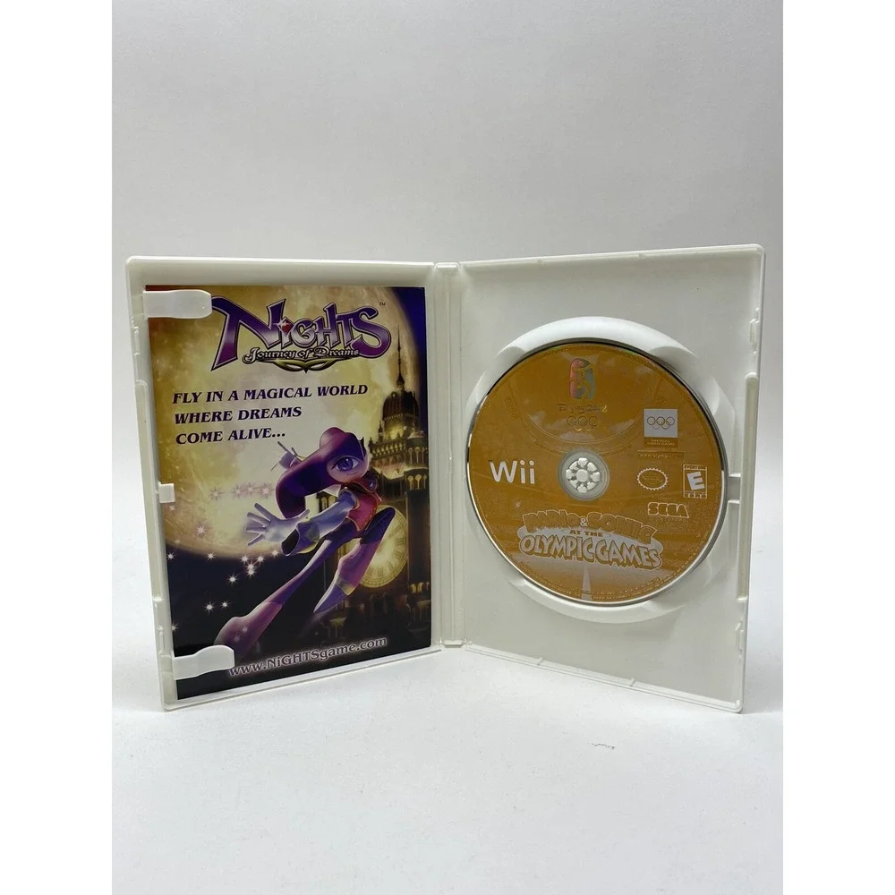 Mario Sonic Olympic Games Nintendo Wii 2007 NO MANUAL Tested